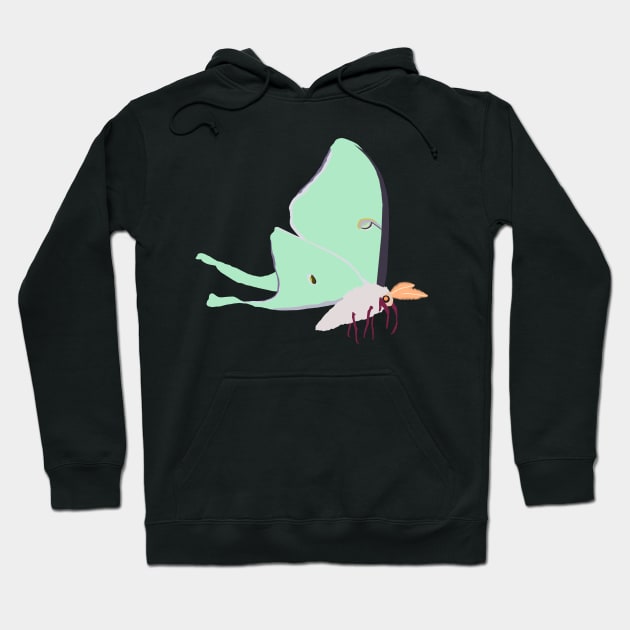 Luna Moth Hoodie by stargatedalek